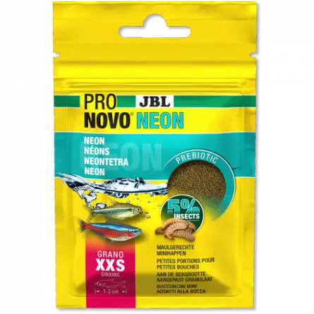 JBL Pronovo Neon Grano XXS 20ml - Mangime per Pesci JBL Pronovo Neon Grano XXS 20ml - Mangime per Pesci